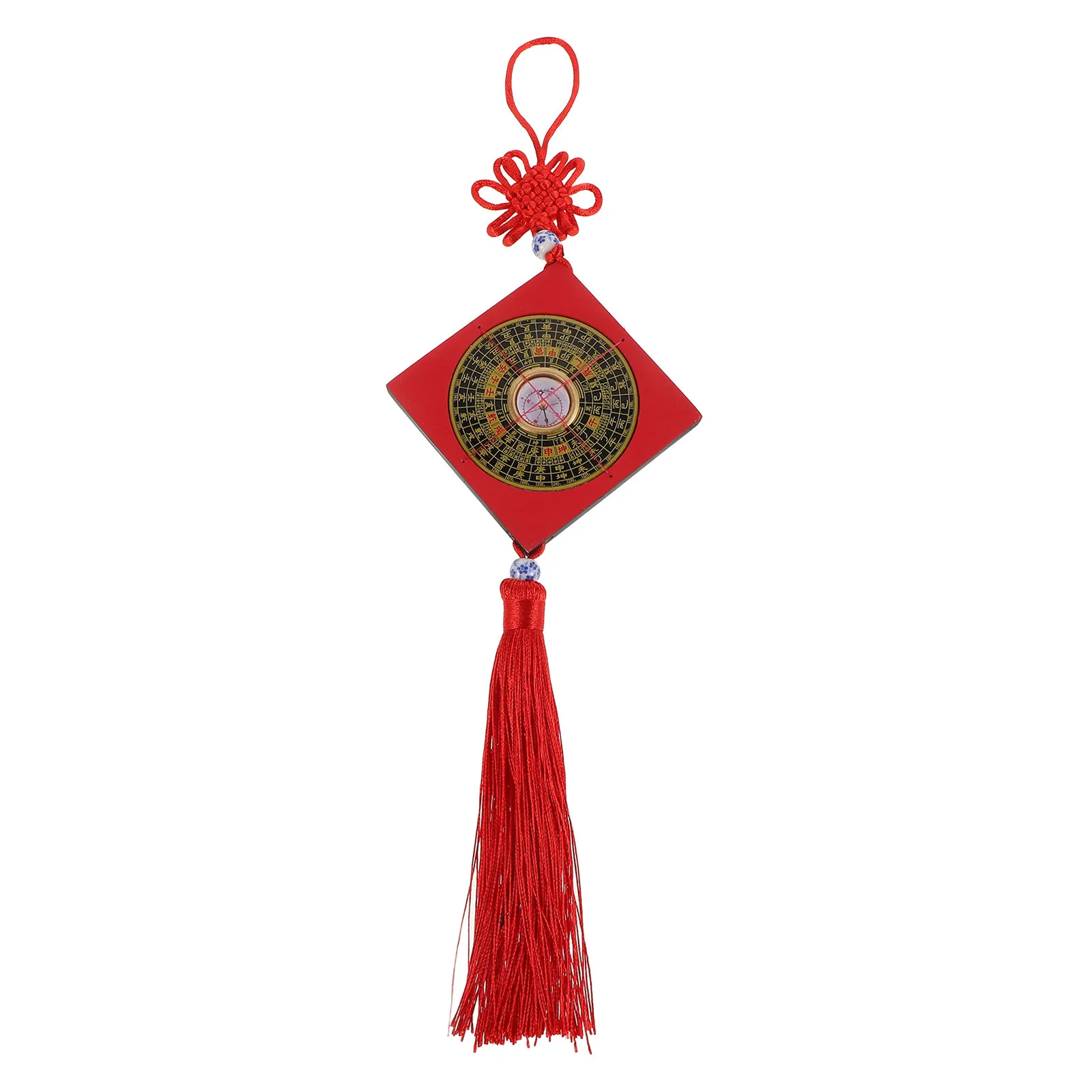 

Chinese Style Feng Shui Compass Hanging Vintage Decorative Portable Divination Tool Home Ornament Chinese Wall Decor