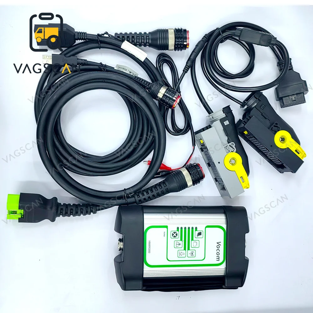 2023 For Vocom 88890300 Interface Wifi USB Version Truck Diagnostic Scanner Tool for UD/Mack/ V-olvo/Renault with ecu test cable