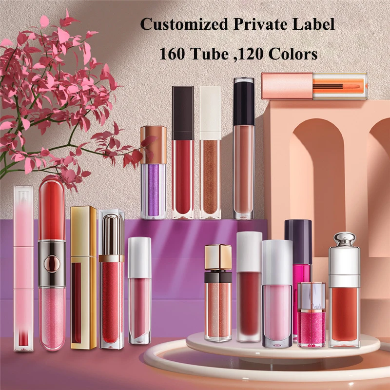 

Private Label Lip Gloss Vegan Waterproof Matt Lipstick Lip Tint Long Lasting Lipgloss Wholesale For Business Eyeshadow Brow Gel