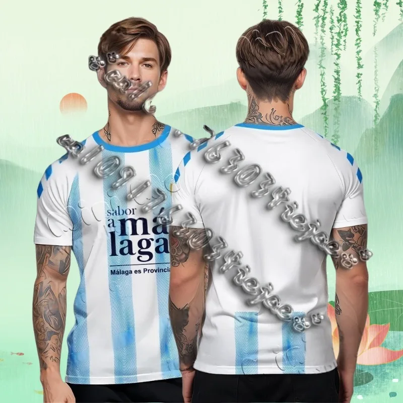 

MOTO Malaga Jersey Melero Home and Away_T-shirt Men Women Sport 3D Print T-shirt Children Sleeves