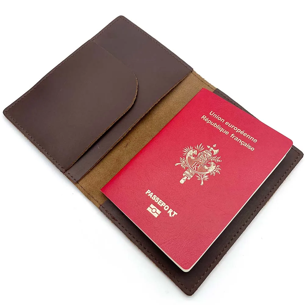 Handmade Personalised Pilot Passport Cover with Names Retro Cool Mens Passport Holder Brand Travel Men Covers for Passports