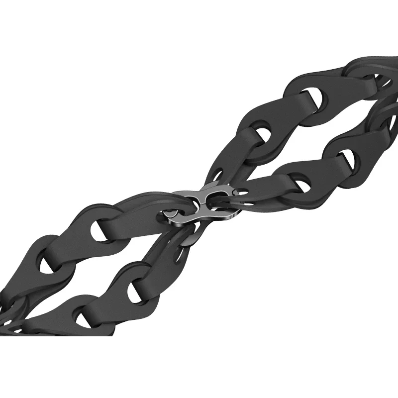 Women Bracelet for Xiaomi Mi Band 10 9 8 NFC Sports Silicone Strap Breathable  Watch Band Chain Link Correa for Miband8 Miband9 image 2
