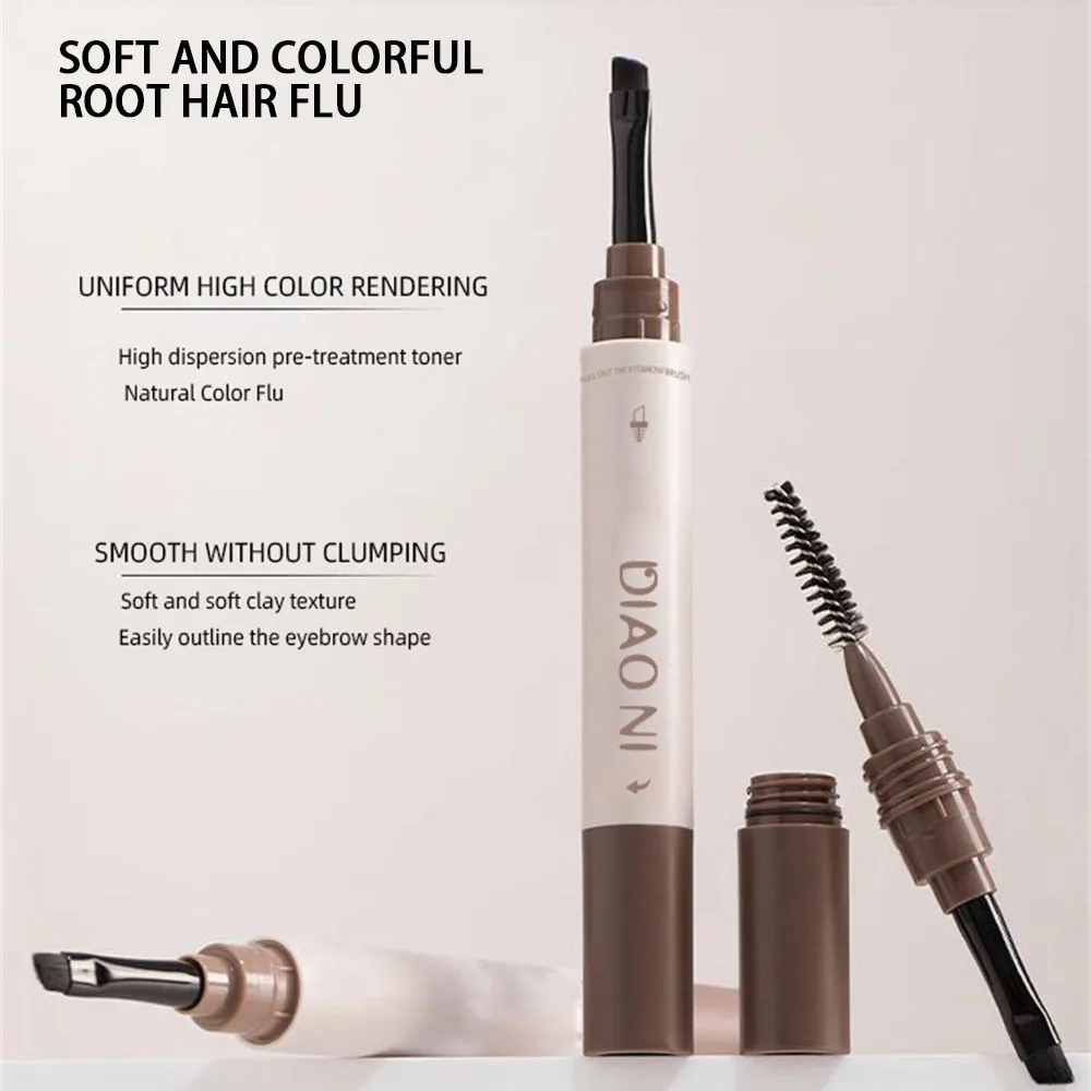 1/2PCS Waterproof And Sweatproof Anti-sweat Eyebrow Gel Wild Eyebrow Waterproof Eyebrow Gel Makeup Tools Durable Three-dime