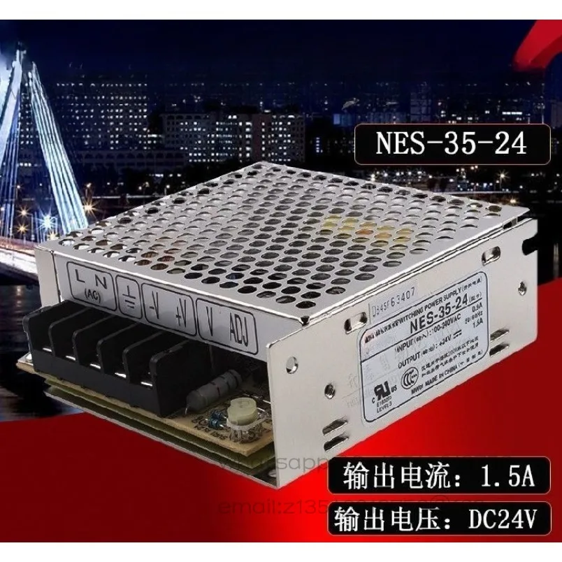 NES-35-24 brand new original genuine ultra-thin switching power supply full power 24V 1.5A 35W spot