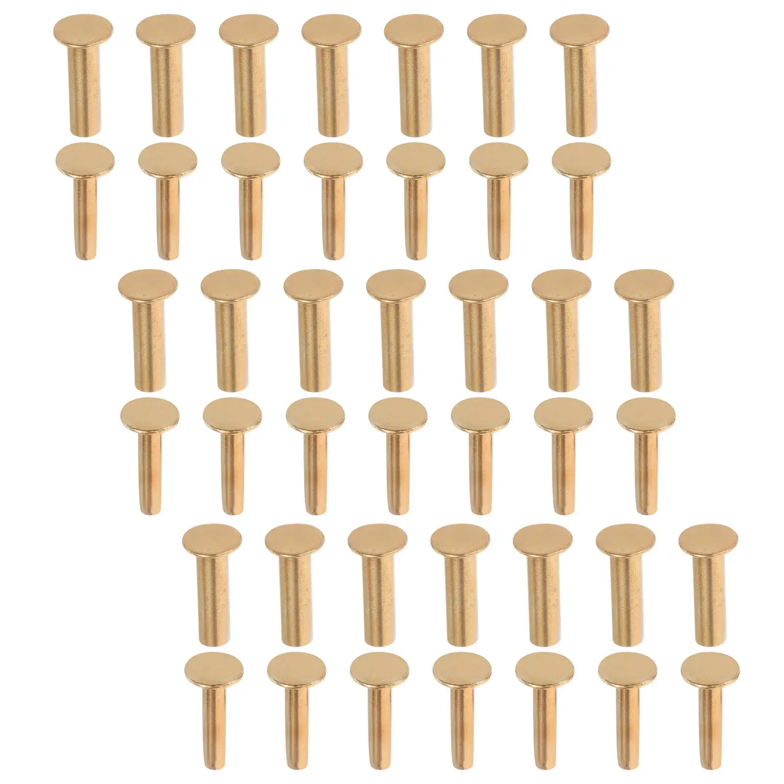 21Pairs Kitchen Knife Handle Rivets Fixing Screws Knife Repair Kit Rivet Nuts Chef Knives Wooden Grip Fastener Replacement