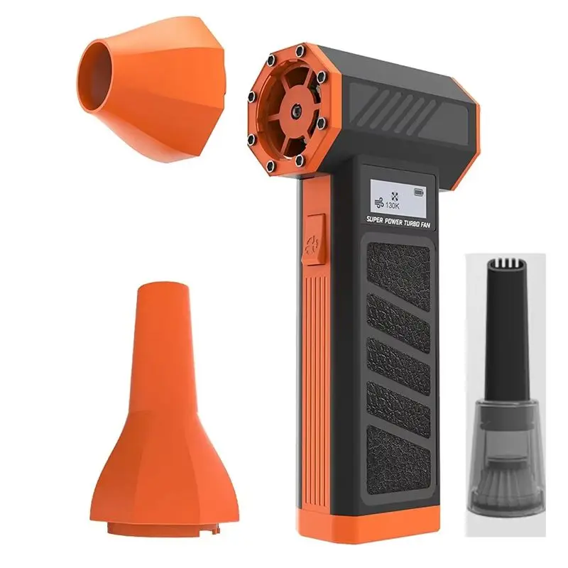 

Превосходный-130000 об/мин мини-вентилятор, вентилятор со светодиодным дисплеем и подсветкой, 4-скоростной очиститель ветра, пылесос для домашних автомобилей