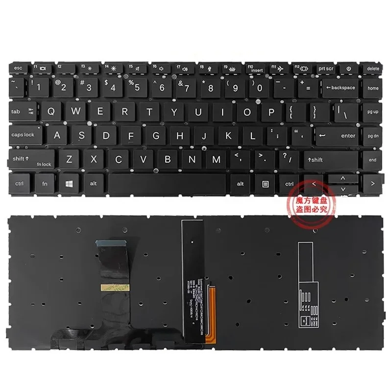 New US Keyboard For HP ZHAN66 PRO A 14 Inch G5 440 445 G10 HSN-Q32C-Q34C-4 English Keyboard Backlight