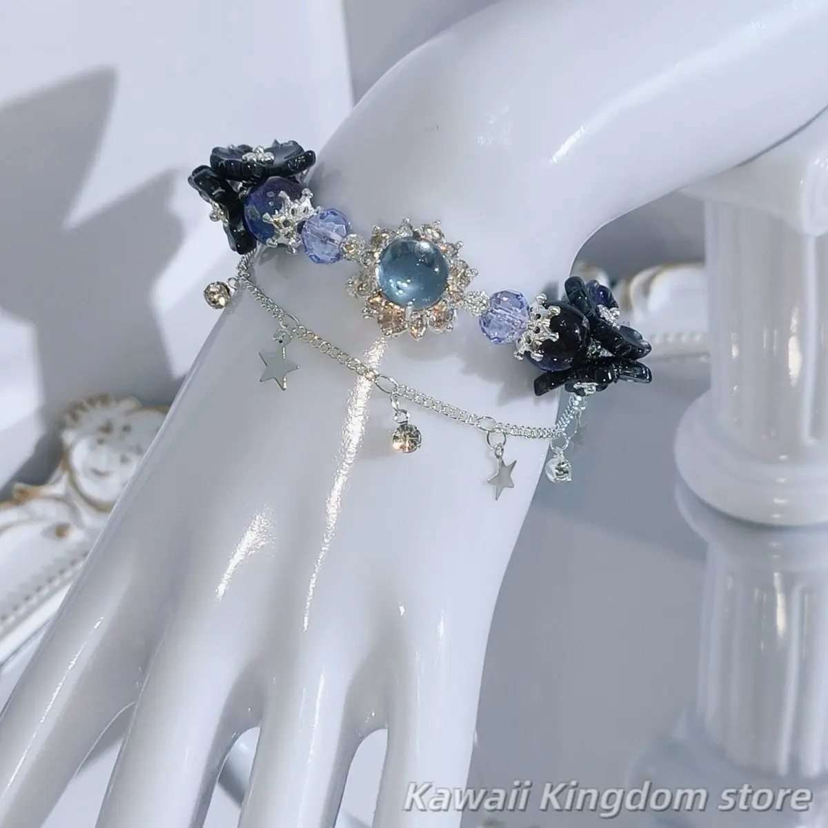 Genshin تأثير Skirk أنيمي لعبة تأثيري سوار للجنسين الخرز قلادة أساور مجوهرات اكسسوارات هدايا