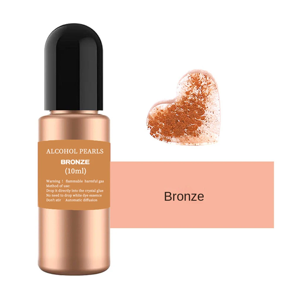 Liquid Colorant Vignette Metal Alcohol Ink 12 Color Pigment Drop Gel Dye 10/15ml Resin Pigment