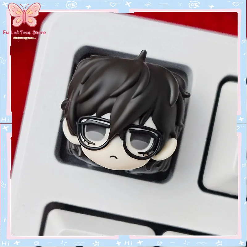 Tecla ESC Personalizada de Resina de Ren Amamiya Makoto Yuki de Persona 5 y Persona 3, Tecla Individual para Teclado Mecánico de Anime, Regalo Disponible en Stock