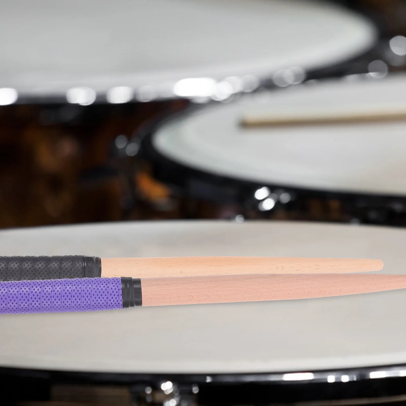 

1Pair Wood Rhythm Sticks Wooden Drumsticks for Practice Performance Recording 13.76 Inch Durable Percussion Sticks for Drummers