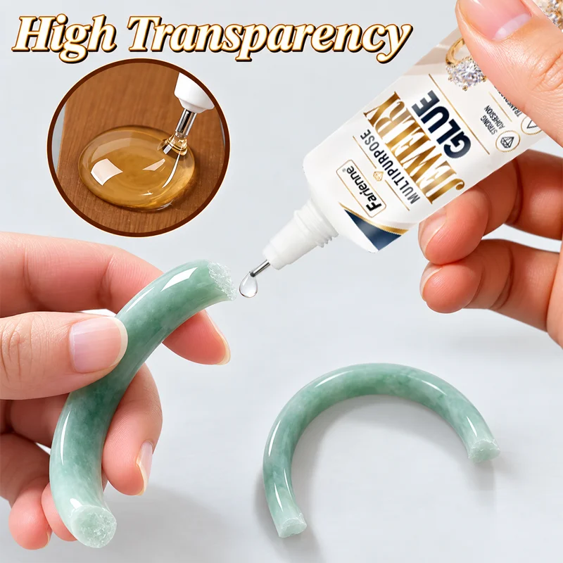 Jewelry Glue Strong Adhesive For Rhinestone Gemstone Metal Glass DIY Craft Precision Jewelry Repair Glue For Necklace Bracelet