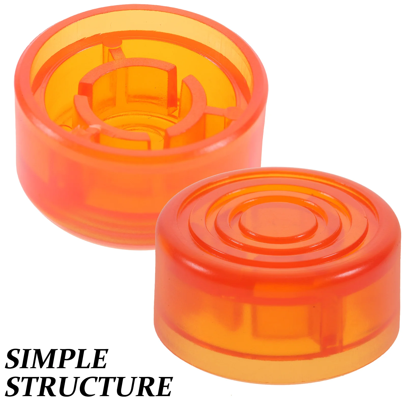 

Topper Pedal Protection Cover Footswitch Effector Orange Plastic Guitar Effects Caps