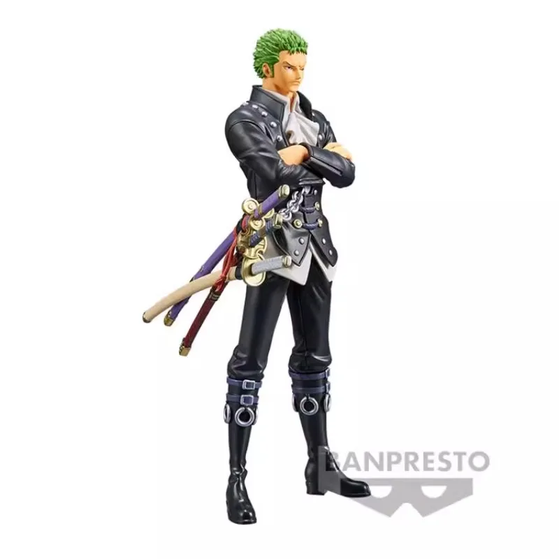 Bandai Original One Piece Anime Modell DXF Vol.3 Roronoa Zoro Action Figur Spielzeug Sammeln Ornamente Geschenke für Kinder