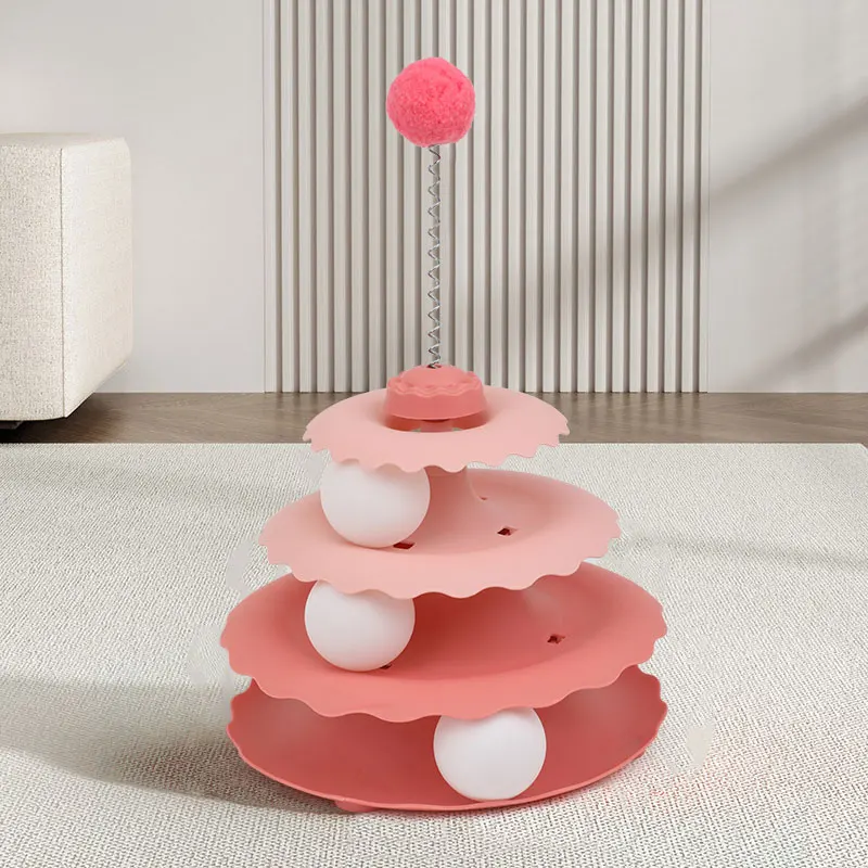 1 قطعة القرص الدوار لعبة الترفيه الذاتي لعبة الحيوانات الأليفة دعابة عصا القط نموذج جديد لوازم القط معدات لعب القط التفاعلية