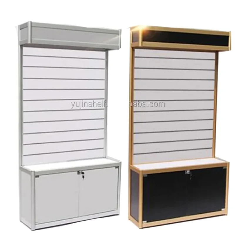 

custom.slatwall Display Cabinet For phone accessory store Cabinet For souvenir showcase