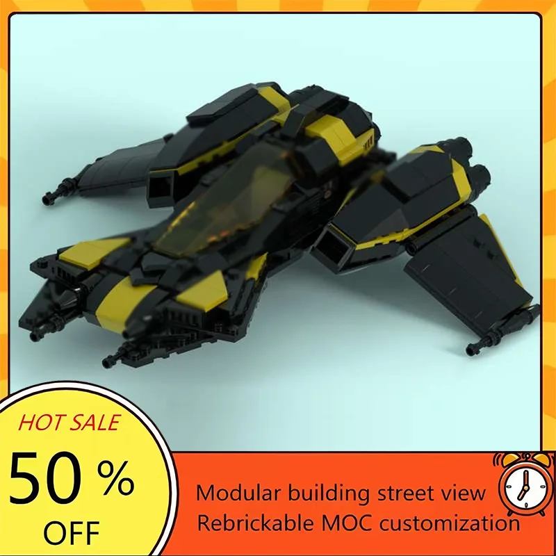 

Набор для сборки модели космического истребителя из 462 деталей по мотивам популярного фильма, модульный конструктор, технологичный подарок, игрушка для детей на праздники