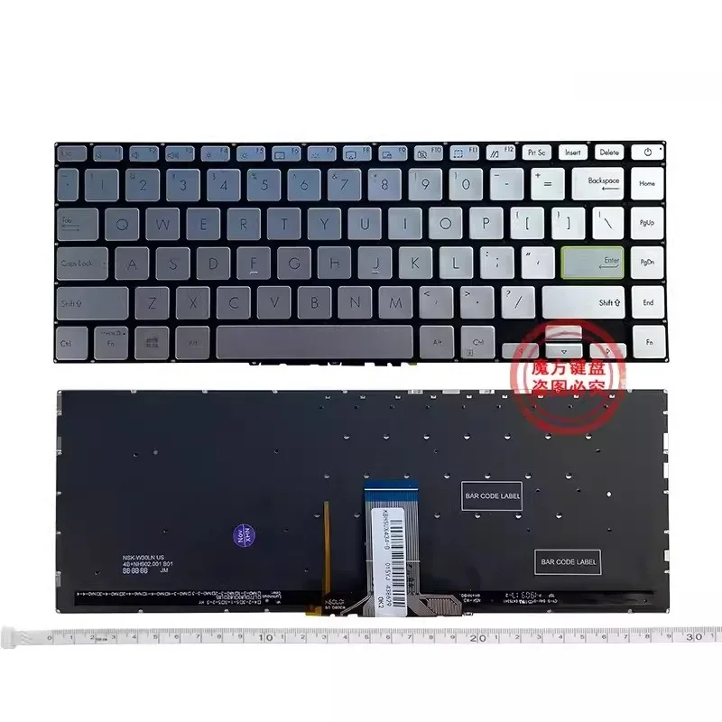 New US Keyboard For ASUS ADOL14EA ADOL14EA113 ADOL14EQ Redolbook14F Laptop Backlight Keyboard