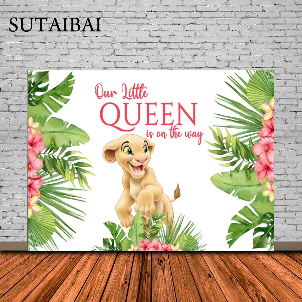 

Disney The Lion King Party Backdrop Boy Birthday Party Baby Shower Photo Background Photographic Studio Props Decor Banner