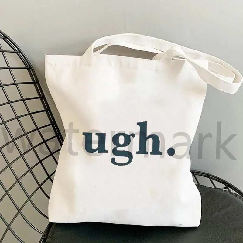 Ugh Casual Bag Large Canvas Totes Kpop Tote Bag  Aesthetic shopper Canvas Bag Environmentally Friendly Shopping Bags