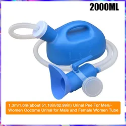 2000ml Portable Toilet Pee Urine Bottle Plastic Urinal Toilet Aid Bottle Man Woman Toilet WC For Outdoor Car Camping Supplies