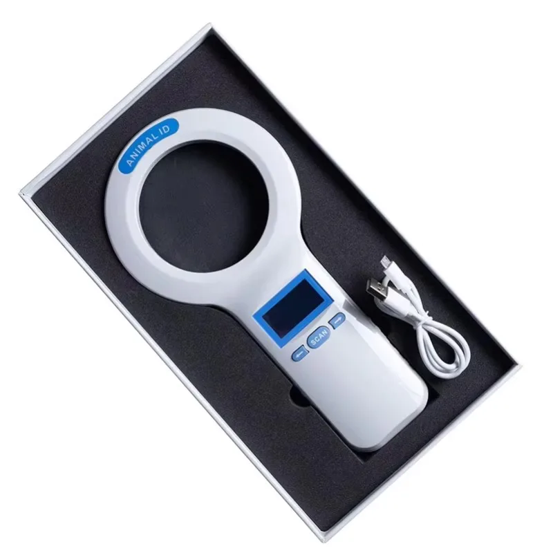 

134.2kHz RFID Microchip Scanner, ISO11784/85, Waterproof for Animal Chips & Hotel Use