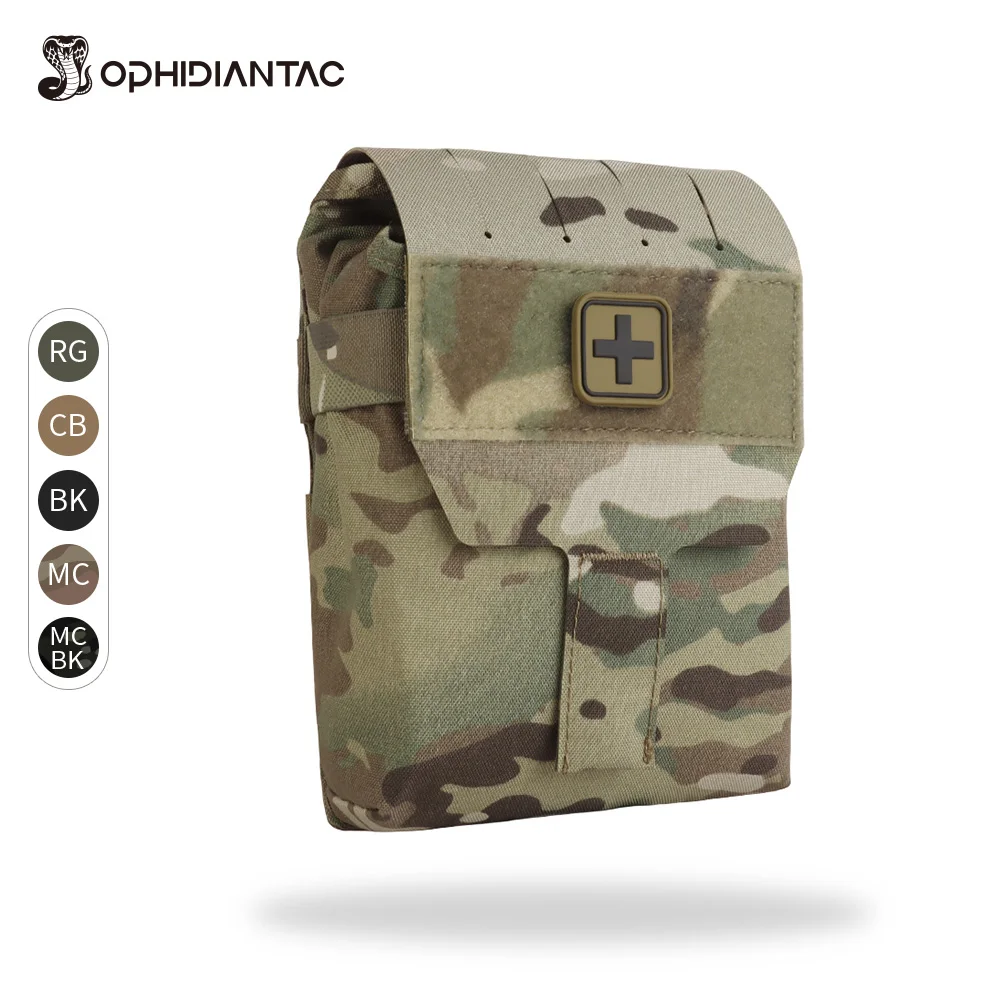 

OPHIDIANTAC Large Size Rapid Deployment First-Aid Kit MOLLE Large Capacity Medical Pouch for Hunting Accessories