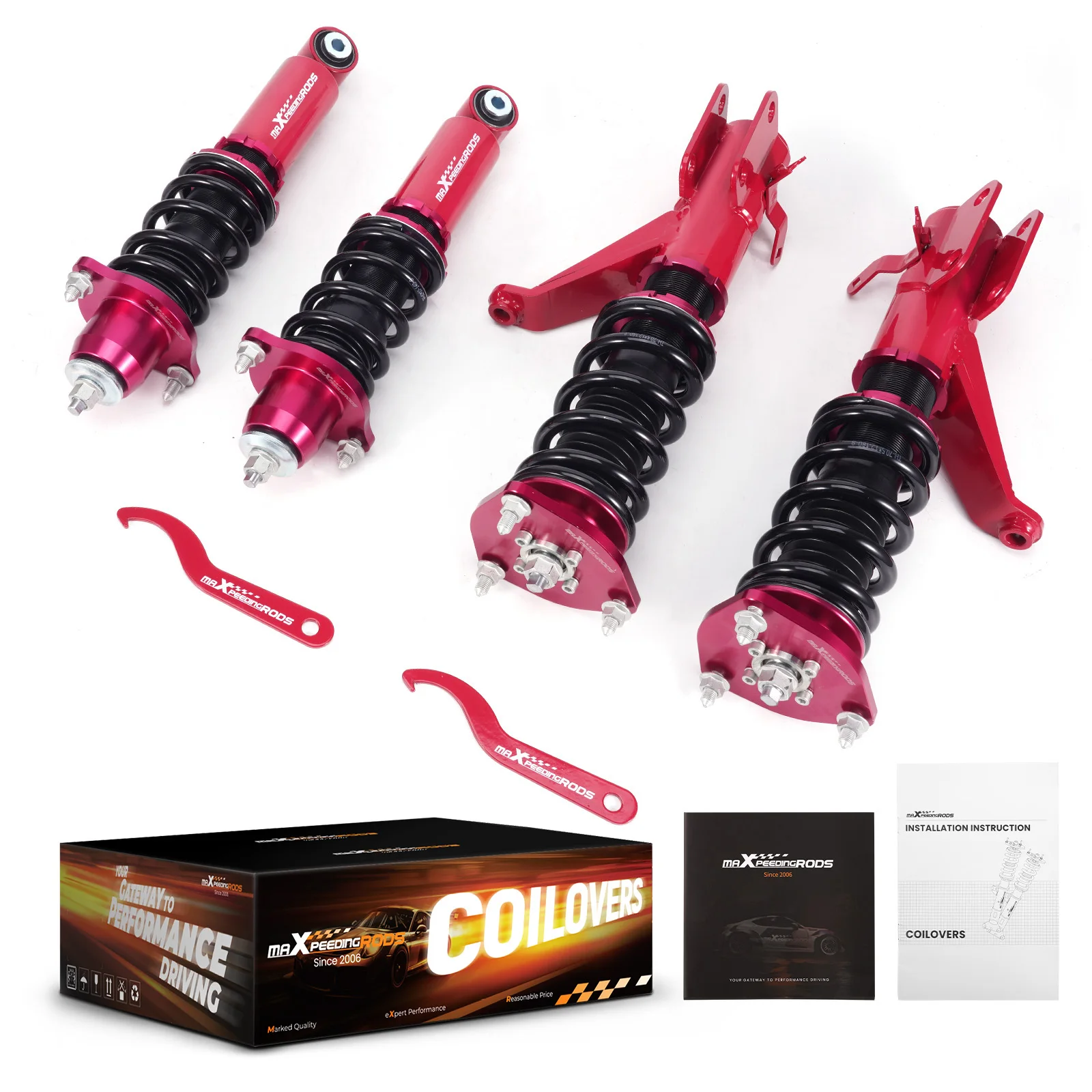 

Полный комплект койловеров для Acura RSX 2.0L 2002-2006, спиральные пружины, подвесные стойки