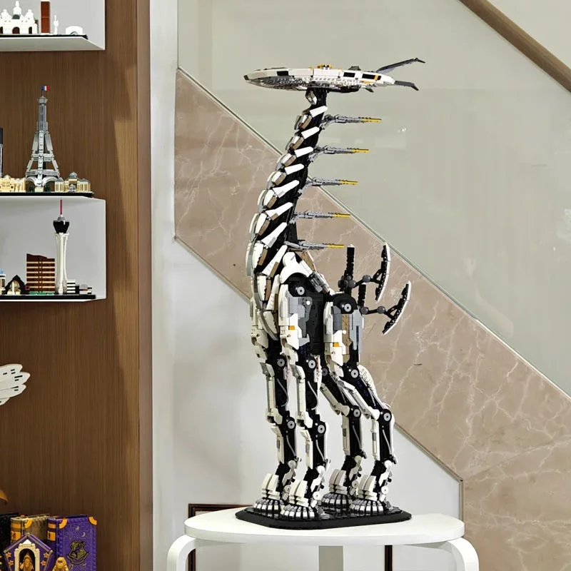 7401 قطعة MOC الأفق صفر الفجر Tallneck اللبنات نسخة ضخمة الزرافة نموذج الطوب جمع اللعب هدية للبالغين والأطفال