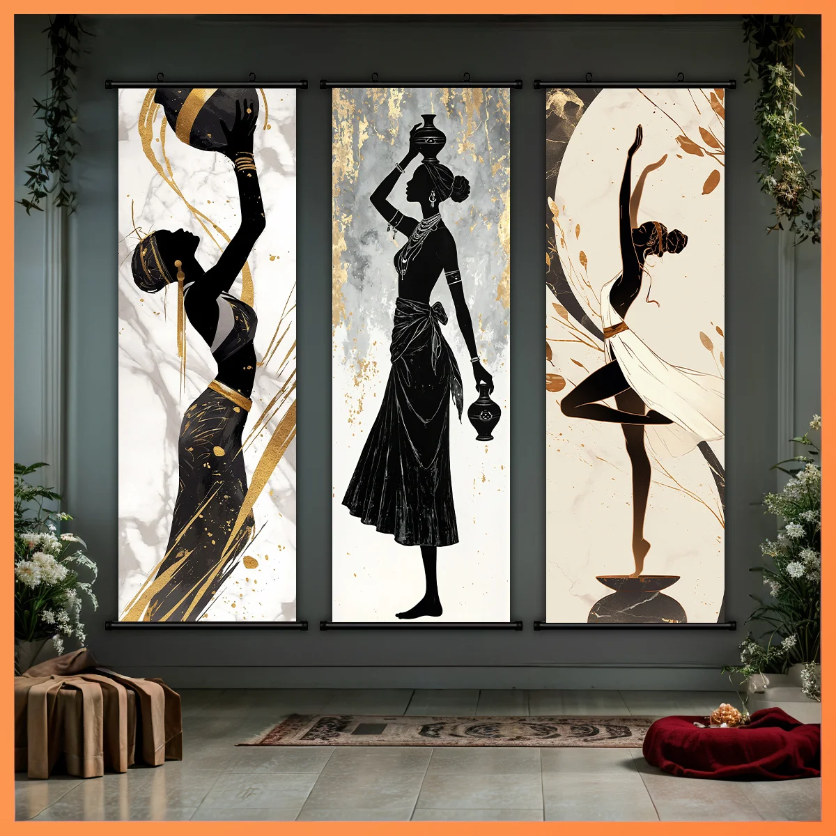 VIKAMA Light Luxury African Da - Wall Scroll Tapestry recension och pris