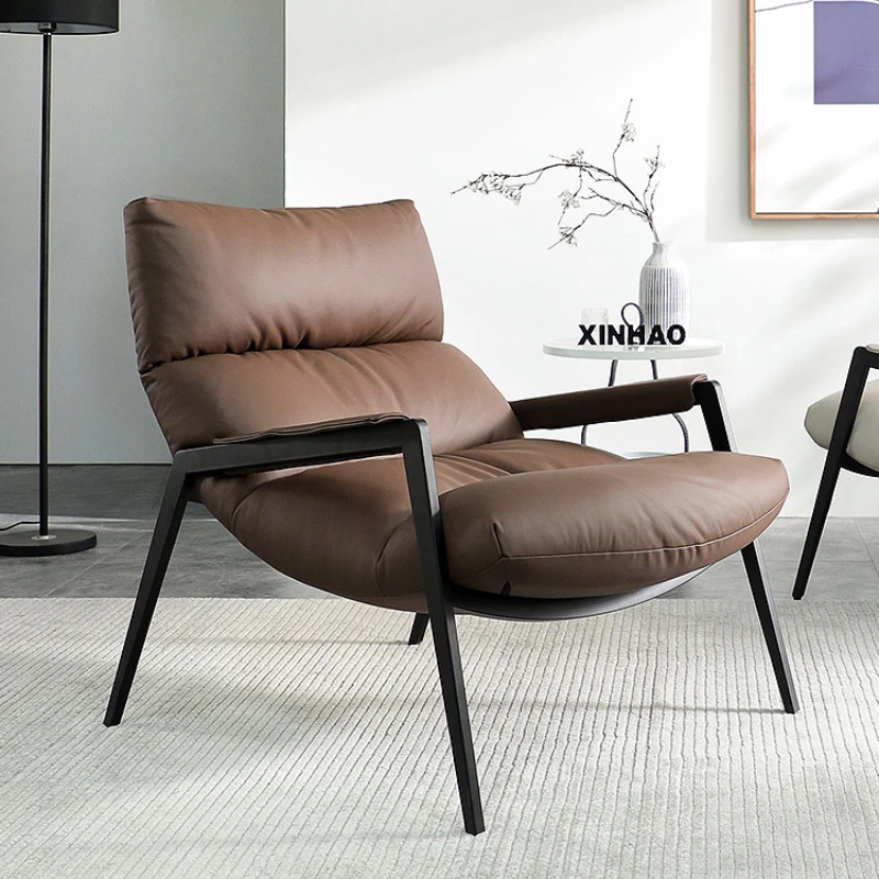 Modern Living Room Furniture Aesthetic Interior Replica Design Individual Armchair Sillas Nordicas Swivel Chair Mid Century