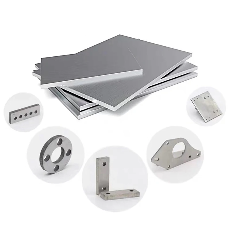 1Pc 304 Stainless Steel Square Plate Polished Plate Laser Cutting Thick 1mm 1.5mm 2mm 3mm 0.8mm 0.5mm