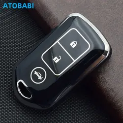 TPU Car Key Cover Smart Remote Fobs Cases Auto Accessories For Toyota Land Cruiser Prado 150 Sienta Porte Raum Alphard Isis Noah