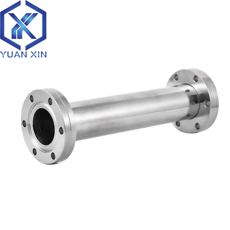 

CF High Vacuum Flange Straight Pipeline CF16 CF25 CF35 CF50 Fixed Flange and Movable Flange，SS304