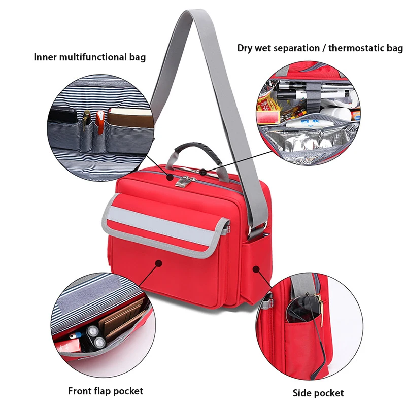2022 New Outdoor First Aid Kit Emergency Travel Survival Rescue Medical Kit Camping First Aid Kit Patch Pocket Protective Cover
