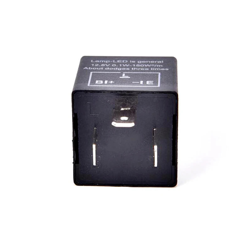 Universial 3 Pin CF13 JL-02 Electronic Car Flasher Relay to Fix LED Light Turn Signal Hyper Flash Blinking Light 12V DC