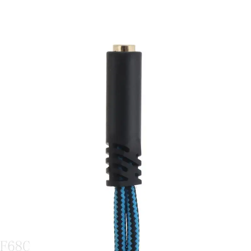 Гарнитура F68C 3,5 мм сплиттер -микрофон для компьютерной гарнитуры от 3,5 мм женского до 2 двойного микрофона 3,5 мм мужского