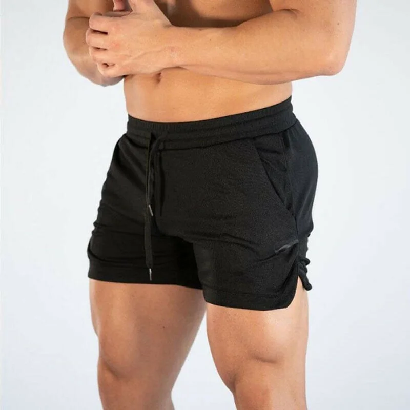 Verão masculino moda treinamento de fitness ao ar livre shorts de malha praia esportes shorts