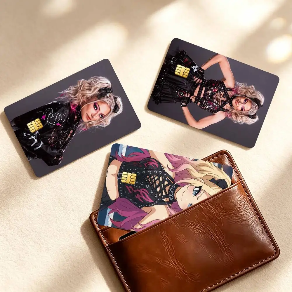 D-Dark Arena A-Alexa Bliss  Credit Card HD Stickers Game Card Decal Small Chip Waterproof Sticker Gift