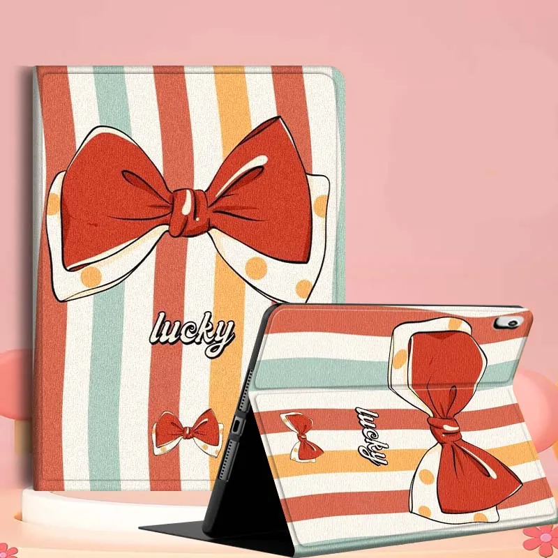 

Bowknot Creative Pattern For iPad mini Air 1 2 3 4 5 6 7 6th 7th 9 11 13 M3 M2 gen 7.9 8.3 10.9 Inch 2025 Tablet Case
