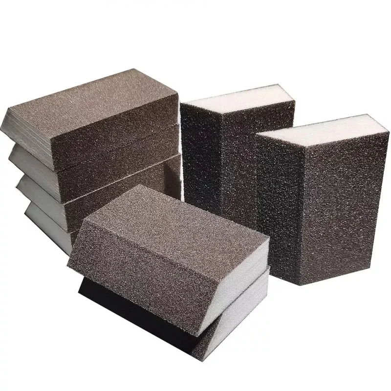 8pcs- 32sets-carton 40-120 Grit Angled Drywall Sanding Sponges Set Wet & Dry Sandpaper Block Pads for Polishing