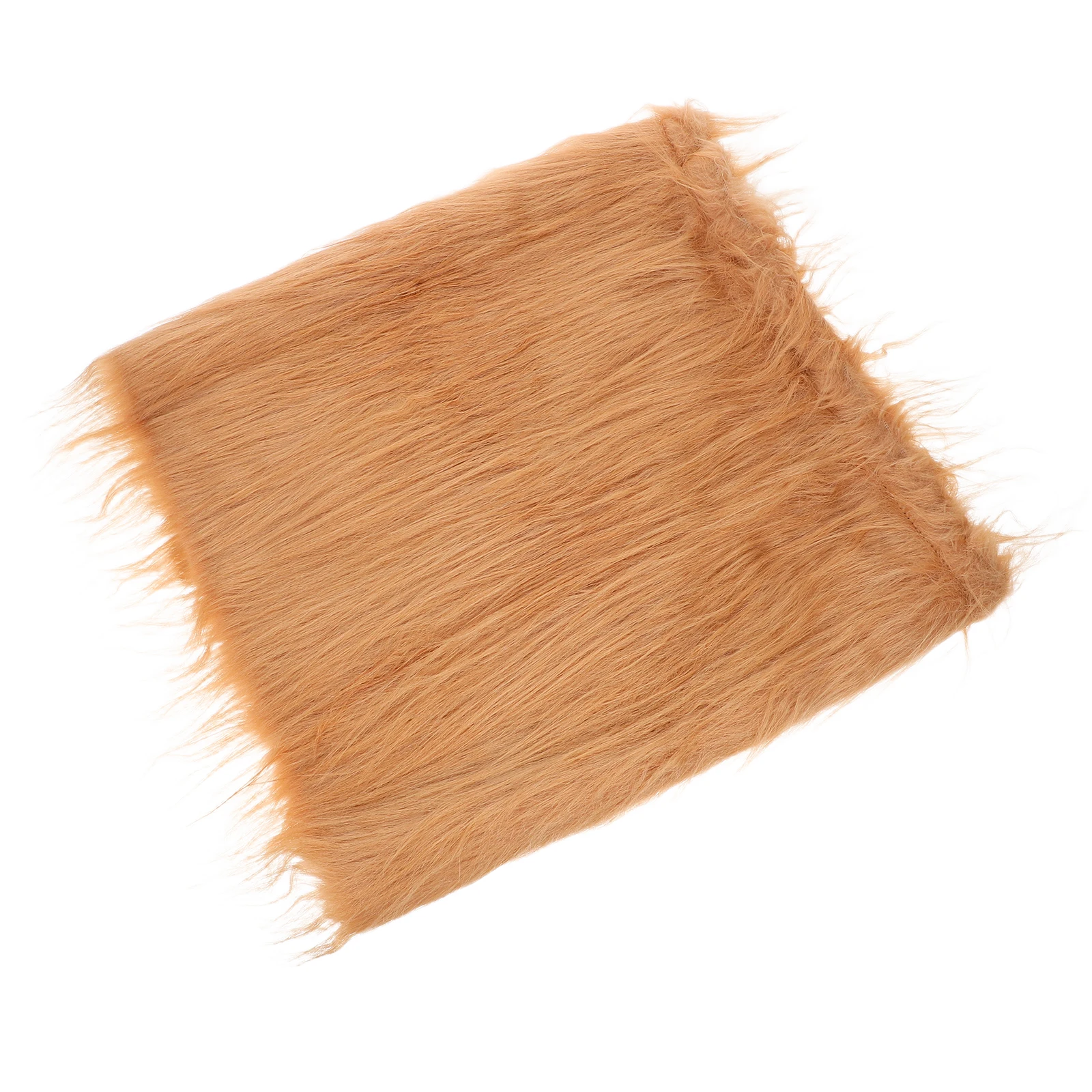 

Cute Lion Mane Neckchief Collar for Large Dogs Adjustable Elastic Band Brown Synthetic Hair Pet Dog Festivals Max 80cm
