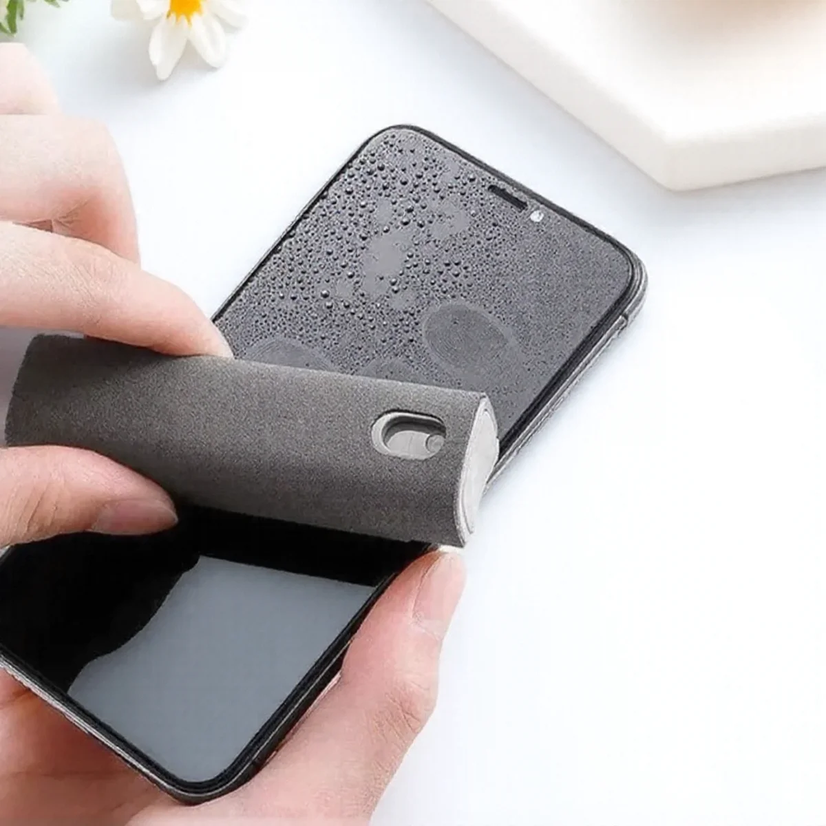 

Портативные салфетки для чистки экрана для телефонов и ноутбуков. Удобные салфетки для чистки от пыли с распылителем. Набор из 100 шт.