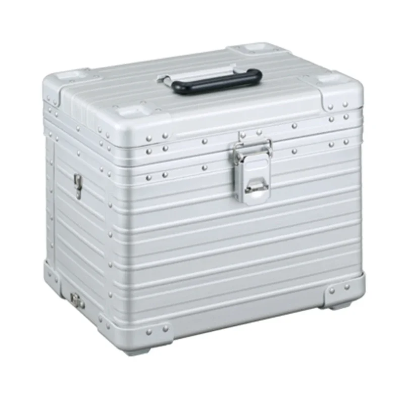 medical kit box easy carrying handle aluminum case with wheels and foam waterproof box briefcase