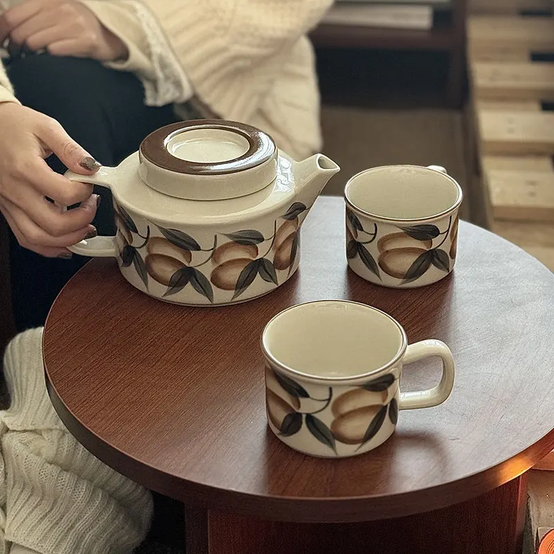 Indoor Coffee Cup Set Living Room Tools Accessories Coffee Cup Set Supplies Ceramic Kitchen Cantinho Do Cafe Cafe Accessories