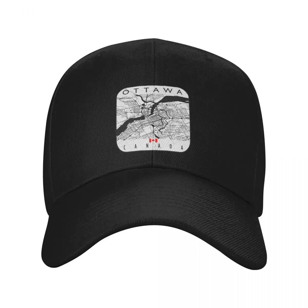 

OTTAWA MAP CANADA Baseball Cap Mountaineering hats for men Dropshipping Men Women's