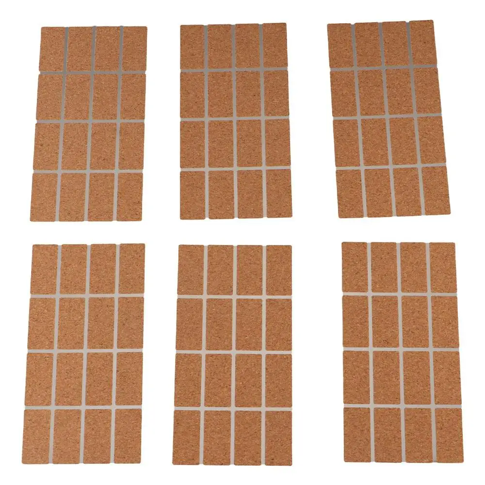 36/96pcs Self-adhesive Cork Wooden Labels Stickers Removable Waterproof Spice Jar Label Stickers No Glue Marks DIY