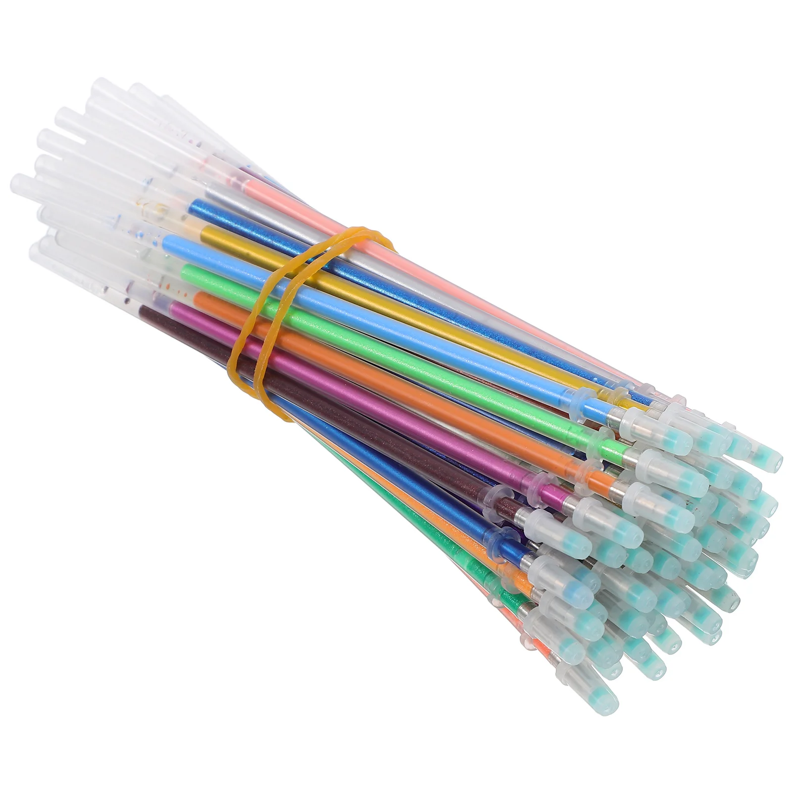 

60Pcs Gel Pen Refills Multicolor Glitter Neon Ink Refill Set for Coloring Books Scrapbooking Drawing Writing Note Taking