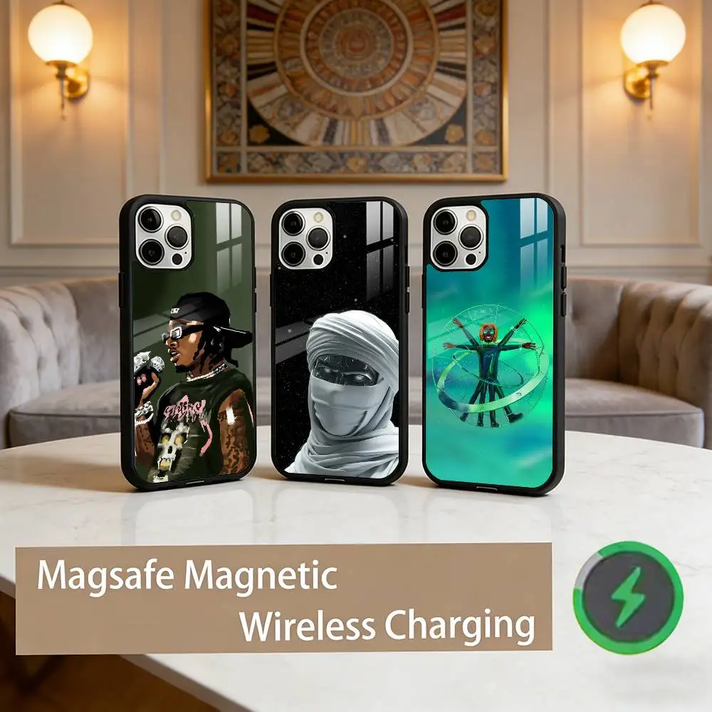 

Gunna The Last Wun Phone Case For iPhone17,16,15,14,13,12,11 Plus,Pro Max Magnetic For Magsafe Wireless Charging