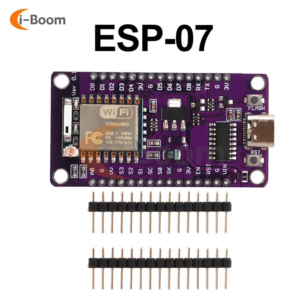 Nodemcu ESP8266 Development Board Wireless WiFi SOC Module CH340 Chip ESP-07/07S Development Board Module